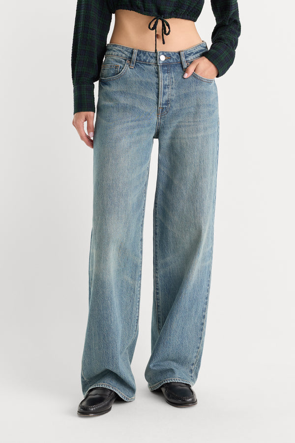 VINTAGE WIDE JEANS | OAK