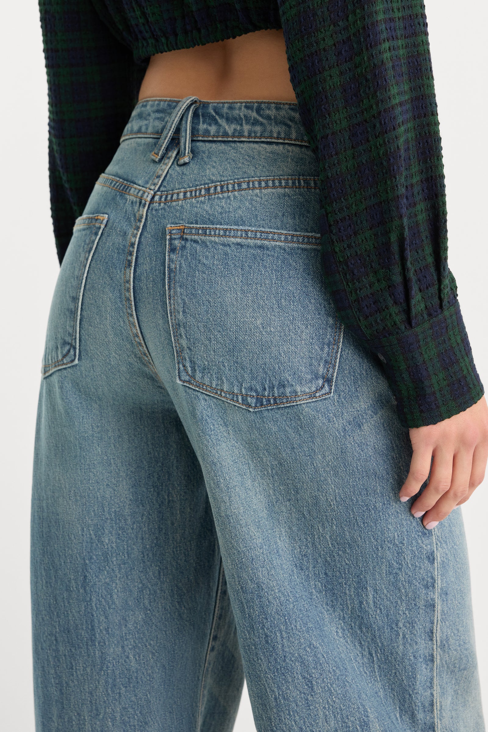 VINTAGE WIDE JEANS | OAK