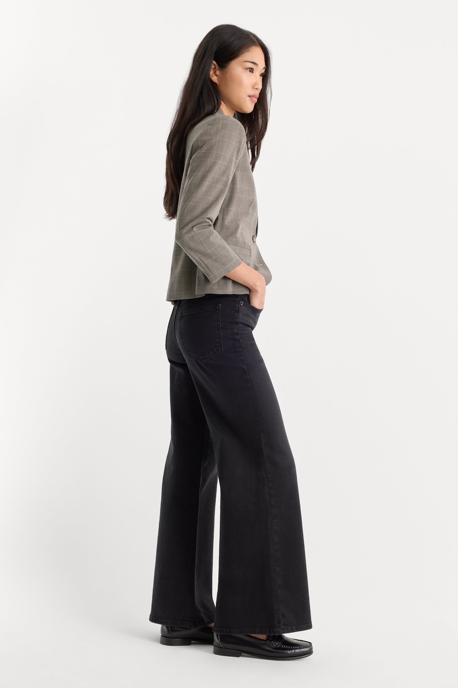 GOOD WAIST PALAZZO ANKLE JEANS | TYRE