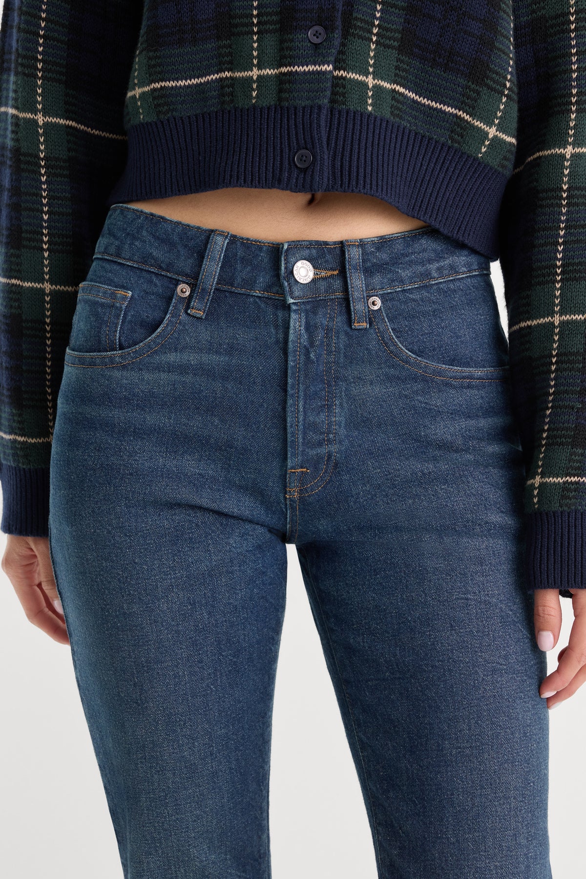 VINTAGE STRAIGHT JEANS | QUIRK-3 | GOOD AMERICAN | MODEL