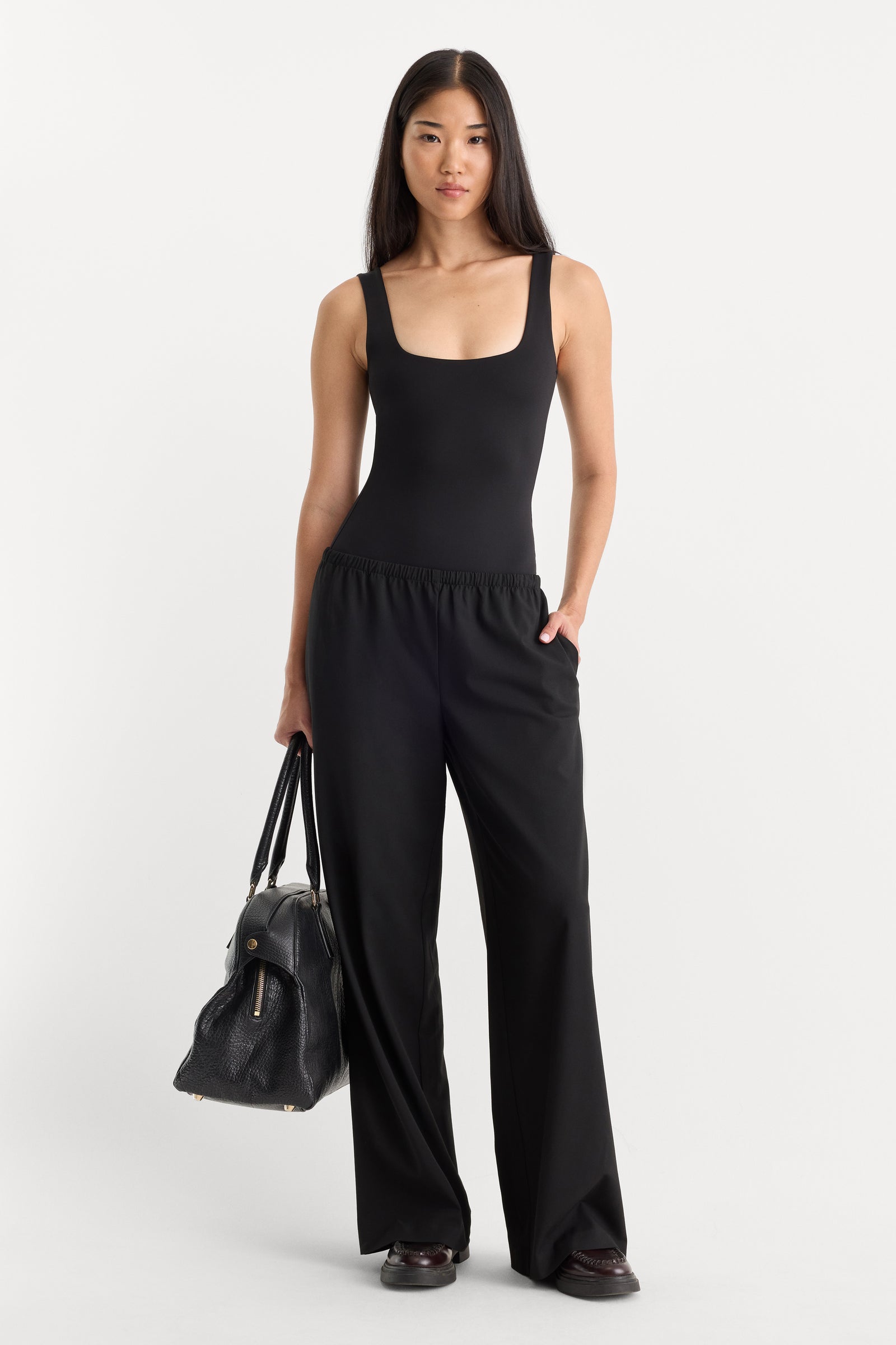 SCULPTING MODERN TANK BODYSUIT | BLACK