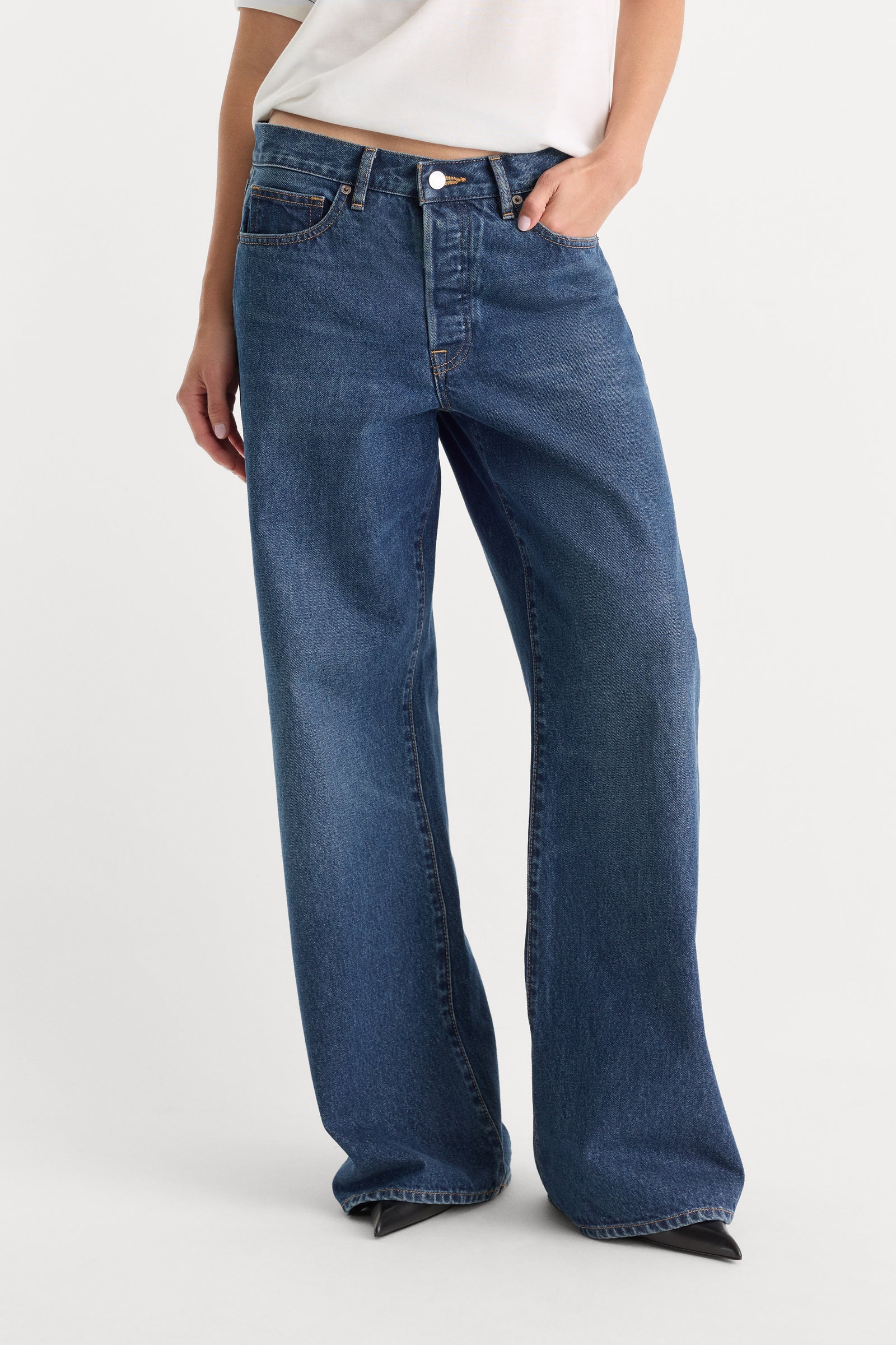 VINTAGE LOW SLUNG BAGGY JEANS | TRACE