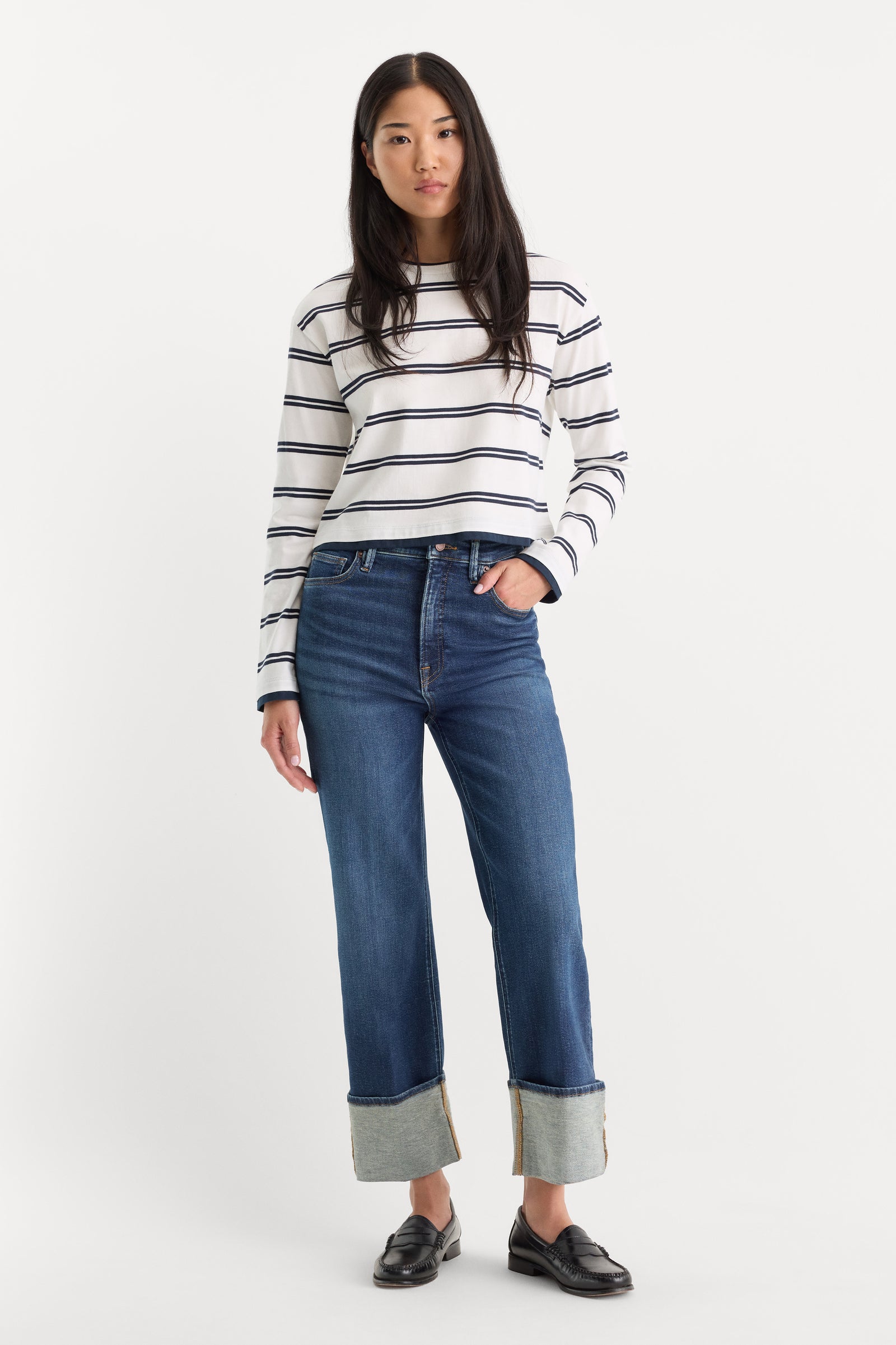 GOOD TRUE STRAIGHT JEANS | INDIGO1230