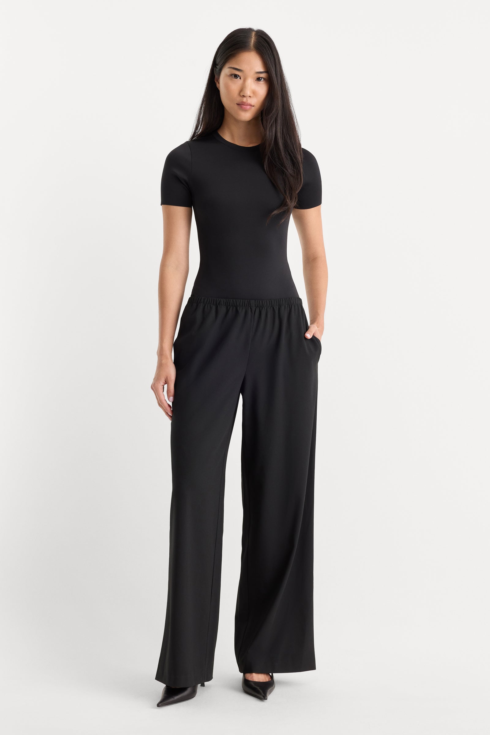 THE SCULPTING MODERN BODYSUIT| BLACK