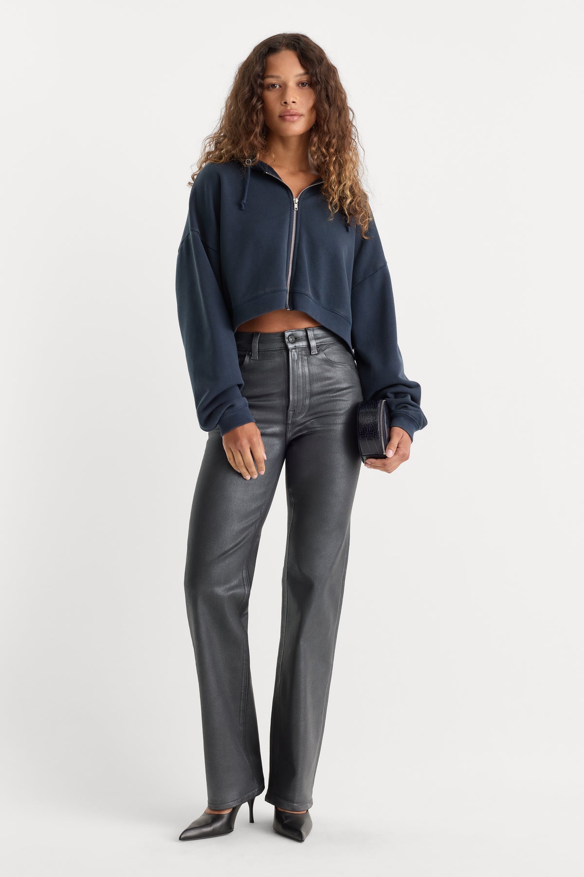 COATED GOOD TRUE STRAIGHT JEANS | RUNE