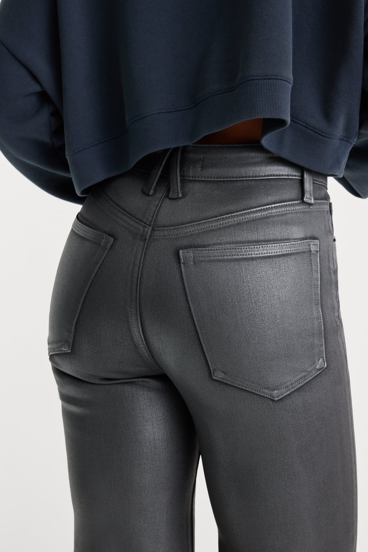 COATED GOOD TRUE STRAIGHT JEANS | RUNE