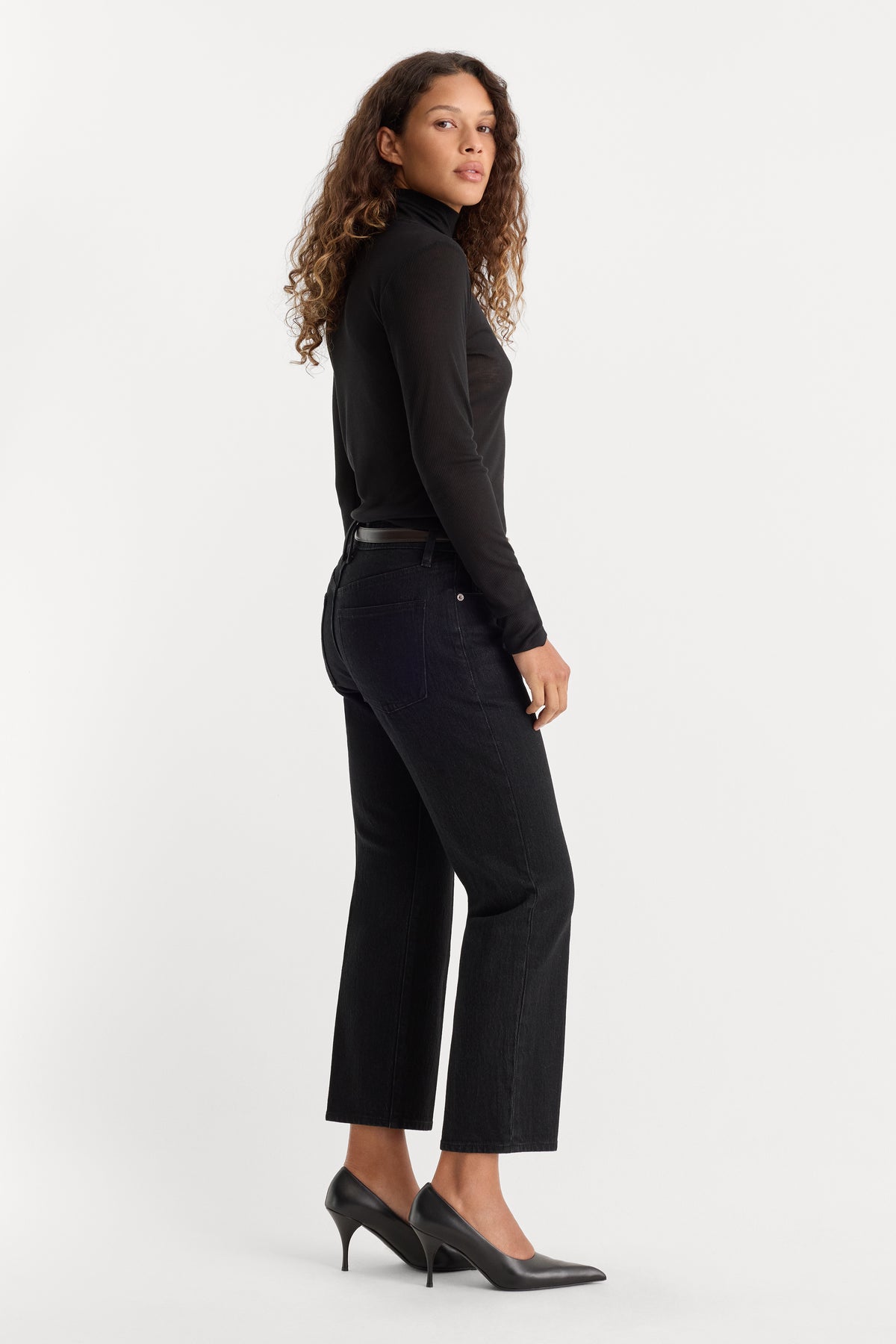VINTAGE STRAIGHT ANKLE JEANS | ASPHALT