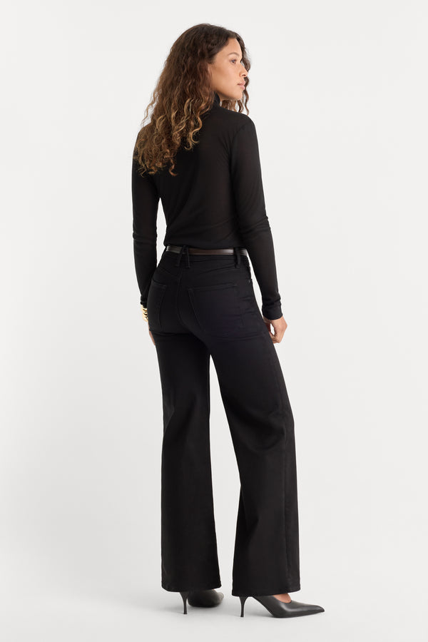 ALWAYS FITS SLIM PALAZZO JEANS | BLACK001