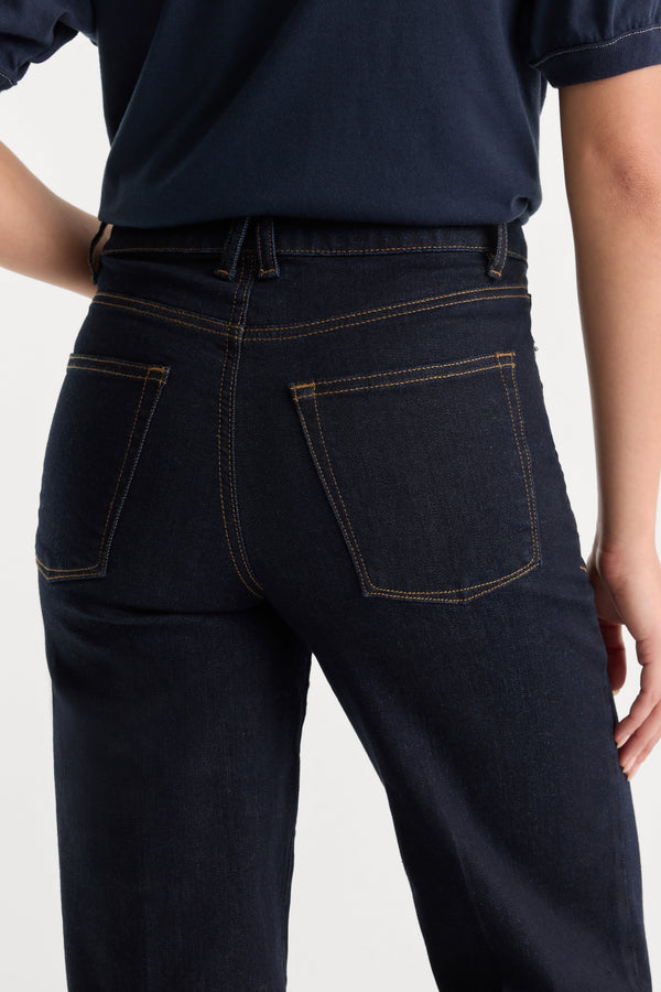 GOOD WAIST PALAZZO JEANS | RINSE
