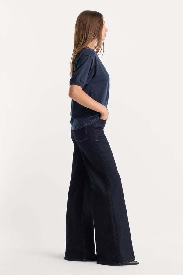 GOOD WAIST PALAZZO JEANS | RINSE