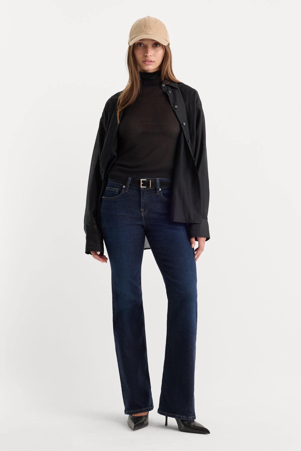 SOFT TECH GOOD LOW RISE BOOTCUT JEANS | INDIGO1308