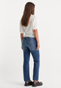ALWAYS FITS GOOD PETITE STRAIGHT JEANS | INDIGO571-5 | GOOD AMERICAN | MODEL