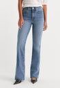 ALWAYS FITS GOOD CLASSIC BOOTCUT JEANS | INDIGO316-4 | GOOD AMERICAN | MODEL