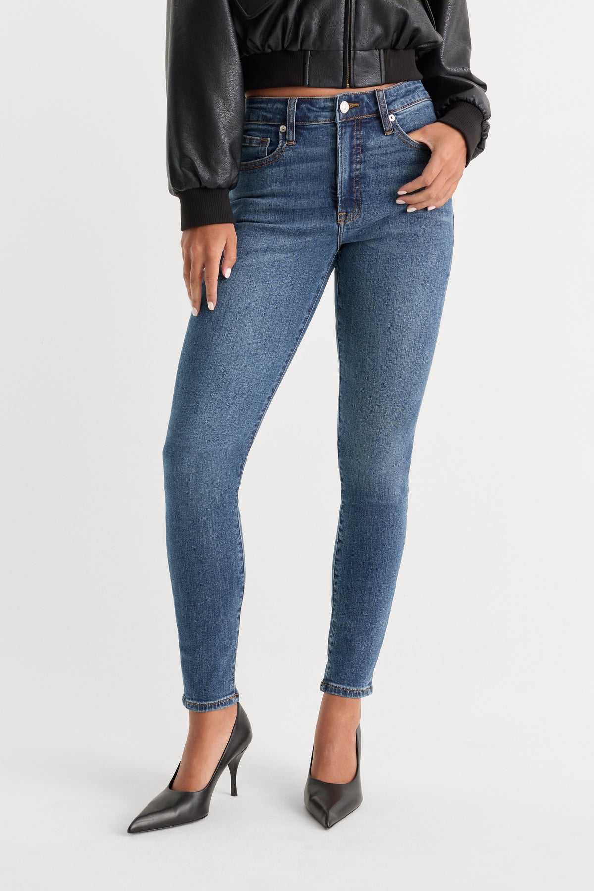 GOOD LEGS SKINNY JEANS | BLUE004