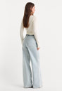 GOOD SKATE WIDE LEG JEANS | INDIGO634-5 | GOOD AMERICAN | MODEL