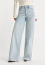 GOOD SKATE WIDE LEG JEANS | INDIGO634-2 | GOOD AMERICAN | MODEL