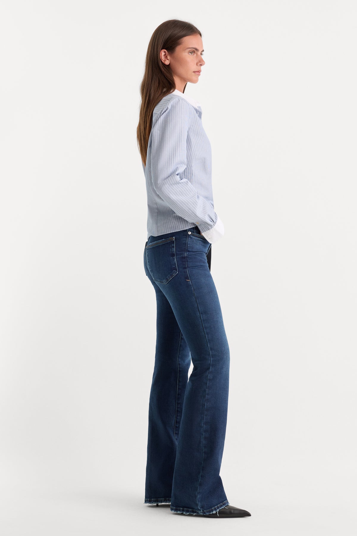 SOFT TECH GOOD CLASSIC BOOTCUT JEANS | INDIGO511-3 | GOOD AMERICAN | MODEL_A