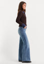 ALWAYS FITS SLIM PALAZZO JEANS | TAWNY-6 | GOOD AMERICAN | MODEL