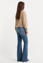 ALWAYS FITS GOOD LEGS FLARE JEANS | INDIGO1071-5 | GOOD AMERICAN | MODEL
