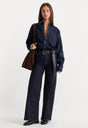 ALWAYS FITS SLIM PALAZZO JEANS | DENETHIC BLUE-1 | GOOD AMERICAN | MODEL_A