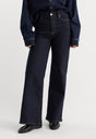 ALWAYS FITS SLIM PALAZZO JEANS | DENETHIC BLUE-3 | GOOD AMERICAN | MODEL_A