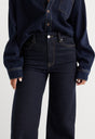 ALWAYS FITS SLIM PALAZZO JEANS | DENETHIC BLUE-5 | GOOD AMERICAN | MODEL_A