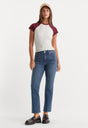 GOOD PETITE STRAIGHT JEANS | BLUE004-2 | GOOD AMERICAN | MODEL_A