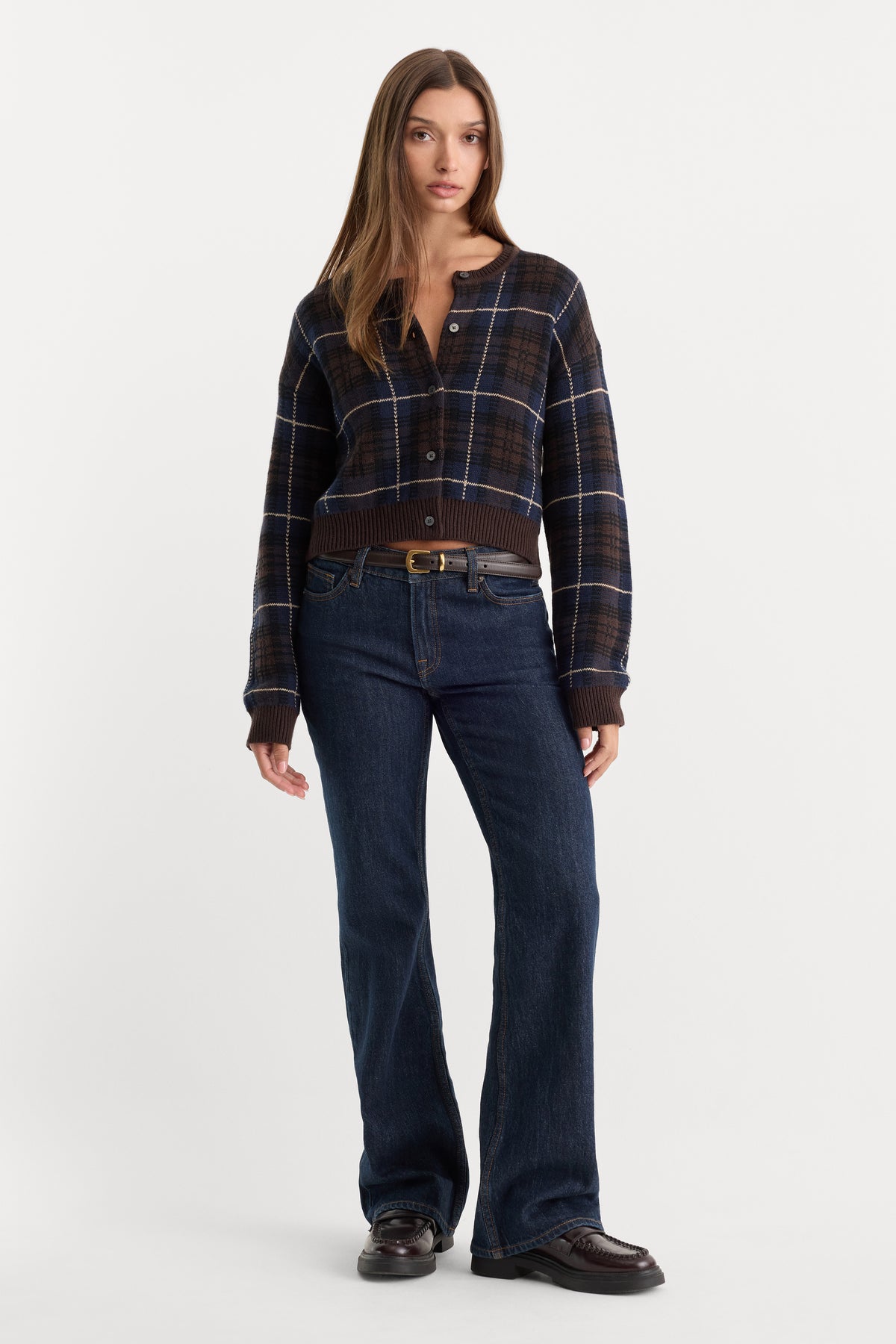 VINTAGE LOW RISE BOOTCUT JEANS | RINSE-1 | GOOD AMERICAN | MODEL_A