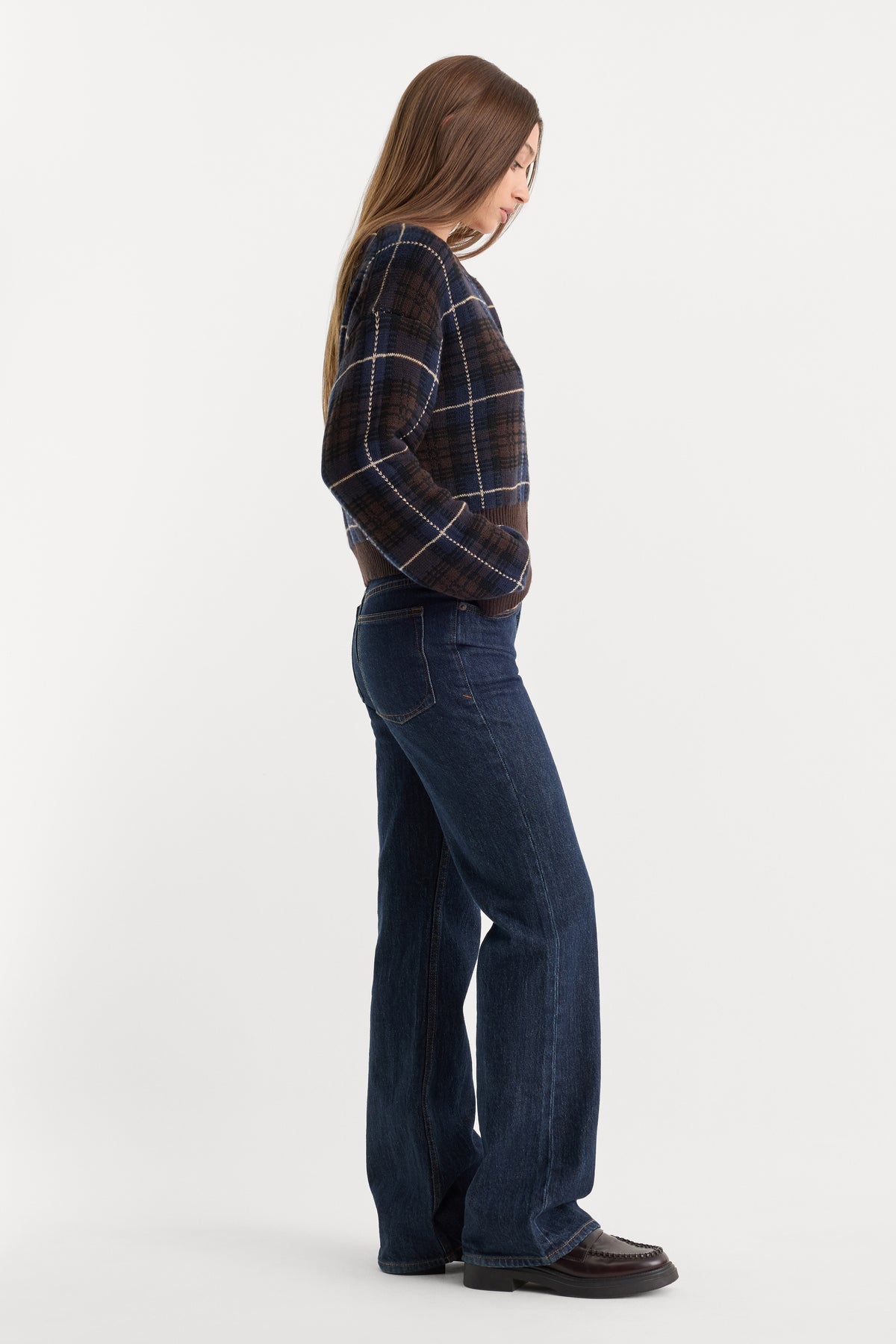 VINTAGE LOW RISE BOOTCUT JEANS | RINSE-2 | GOOD AMERICAN | MODEL_A