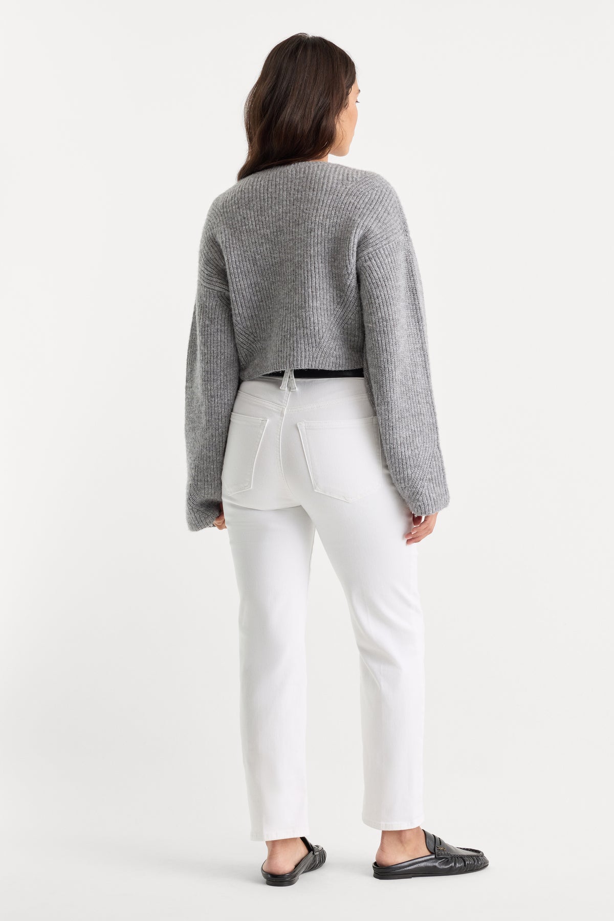 ALWAYS FITS GOOD LEGS STRAIGHT JEANS | WHITE001-2 | GOOD AMERICAN | MODEL_B
