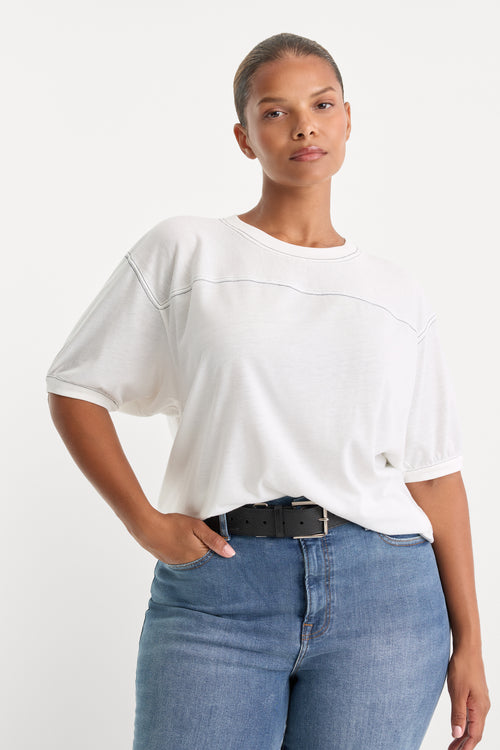 THE GYM TEE | CHALK