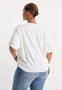 THE GYM TEE | CHALK-2 | GOOD AMERICAN | MODEL_C