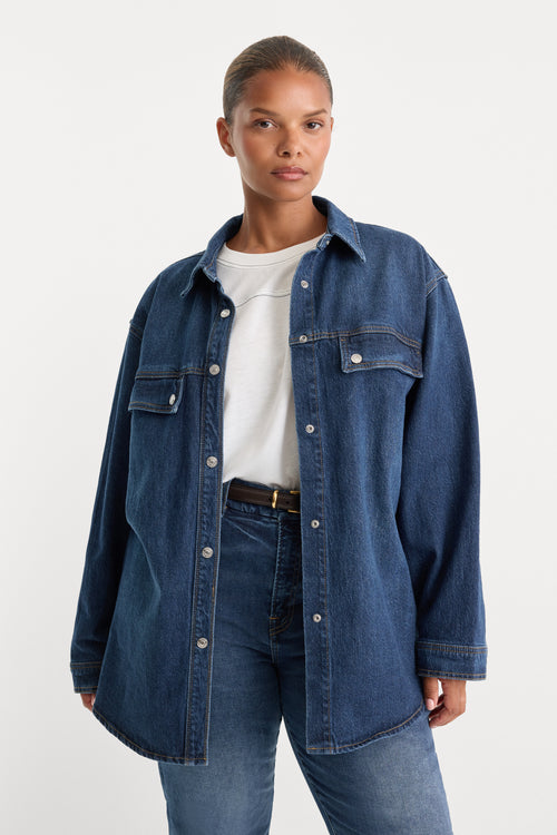 THE DENIM OVERSHIRT | BOUNCE
