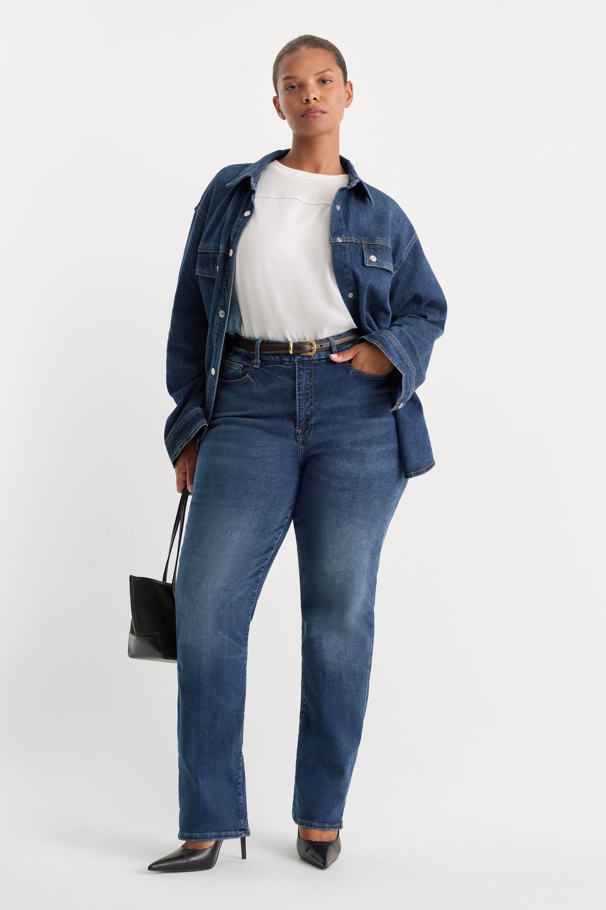 ALWAYS FITS GOOD LEGS STRAIGHT JEANS | INDIGO571
