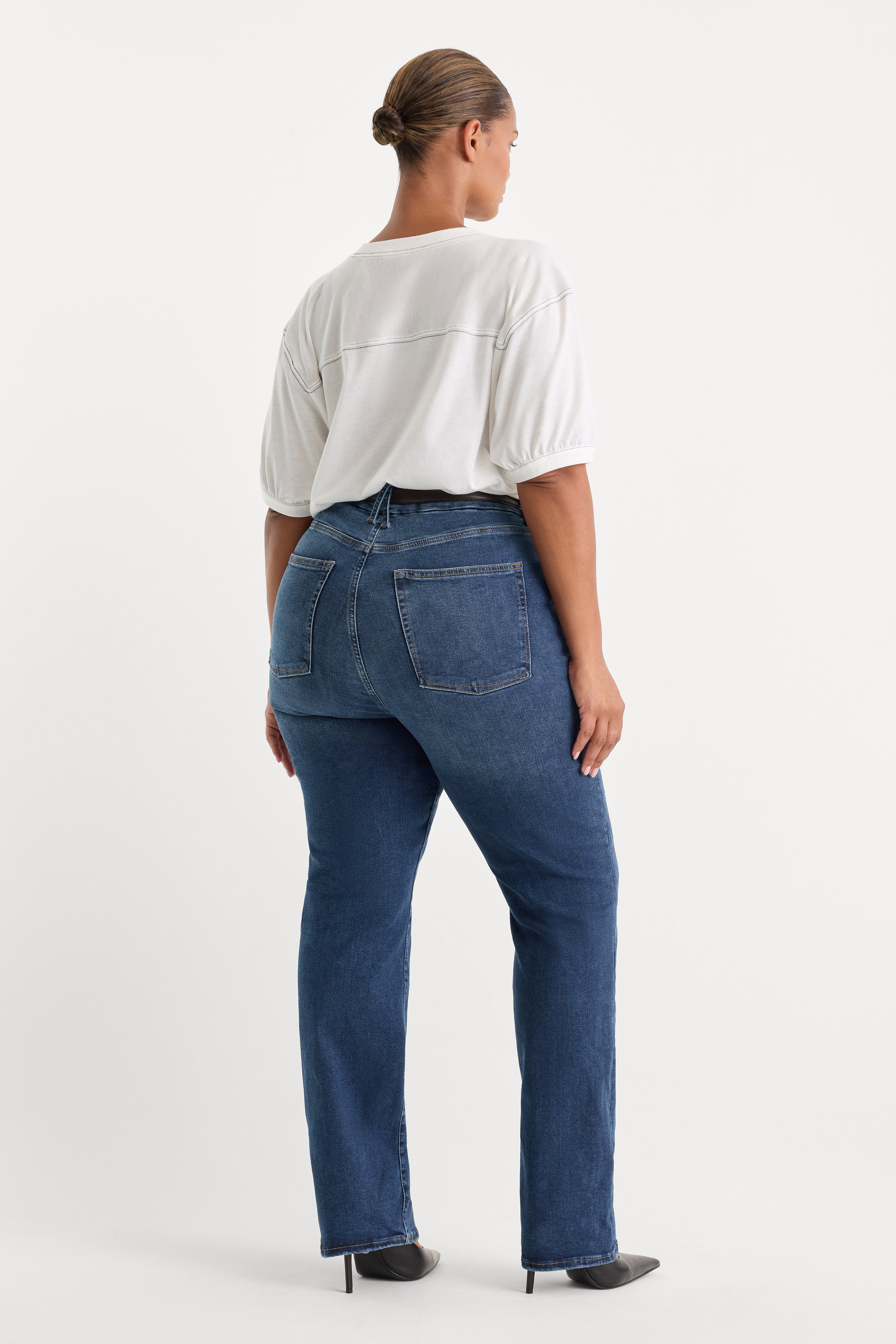 GOOD RELAXED STRAIGHT JEANS | INDIGO887 – GOOD AMERICAN