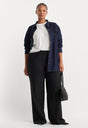 THE PULL ON TROUSER | BLACK001-6 | GOOD AMERICAN | MODEL_C