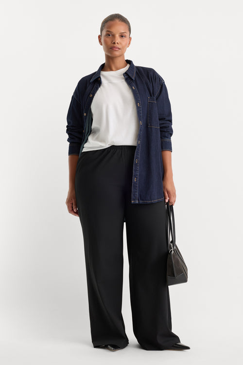 THE PULL ON TROUSER | BLACK001