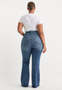 ALWAYS FITS GOOD LEGS FLARE JEANS | INDIGO1071-2 | GOOD AMERICAN | MODEL
