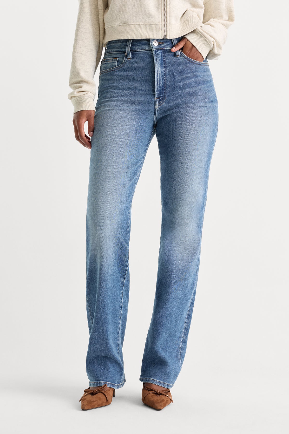 GOOD TRUE STRAIGHT JEANS | STILL-2 | GOOD AMERICAN | MODEL_A