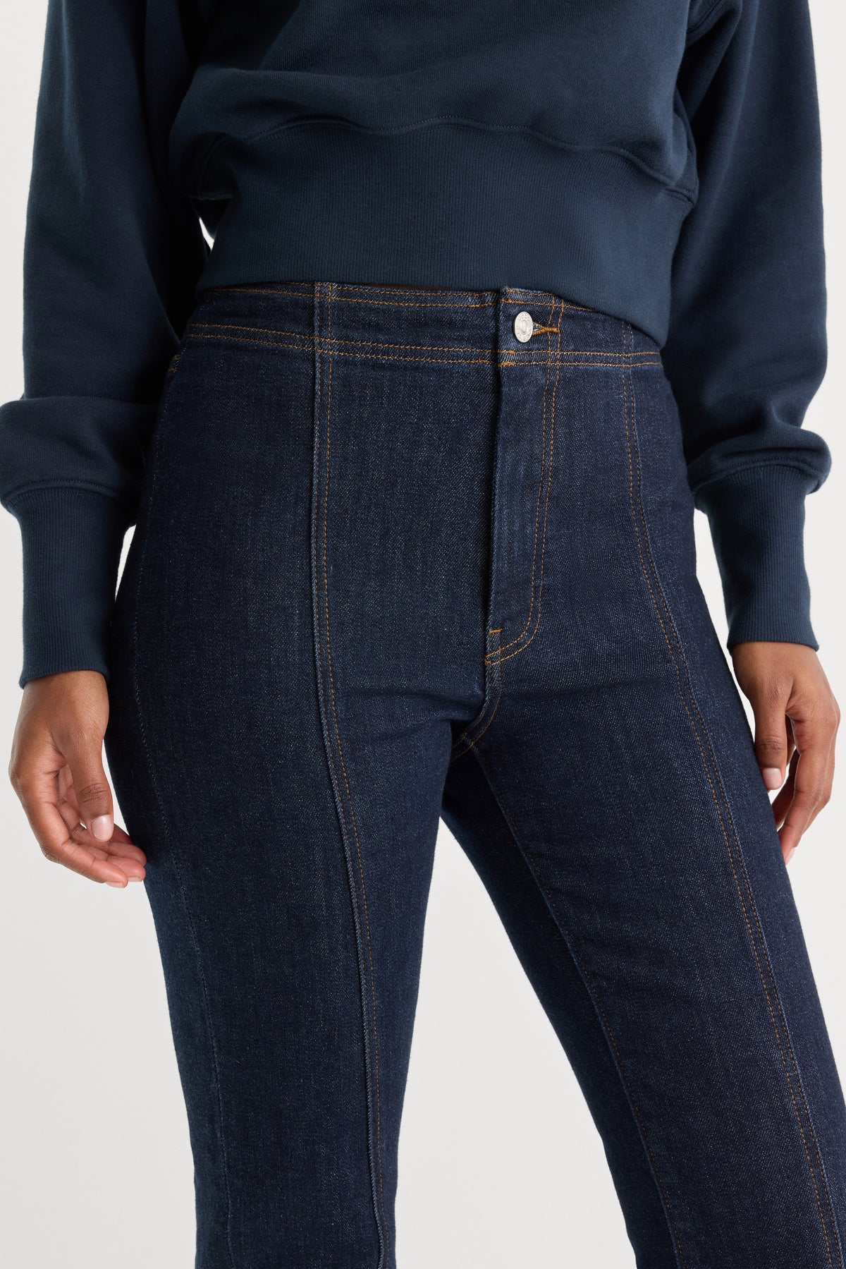 GOOD CLASSIC BOOTCUT SEAMED PANT | RINSE