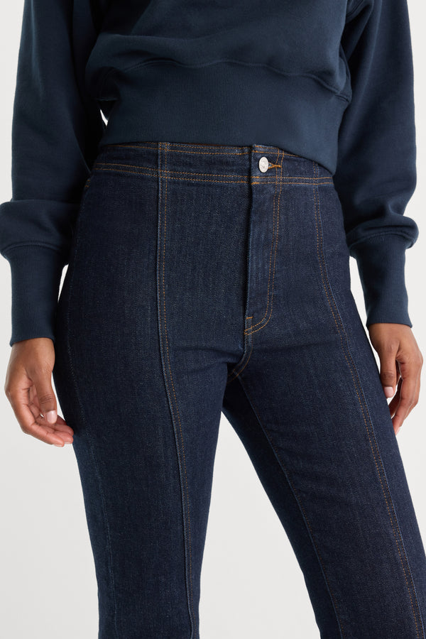 GOOD CLASSIC BOOTCUT SEAMED PANT | RINSE