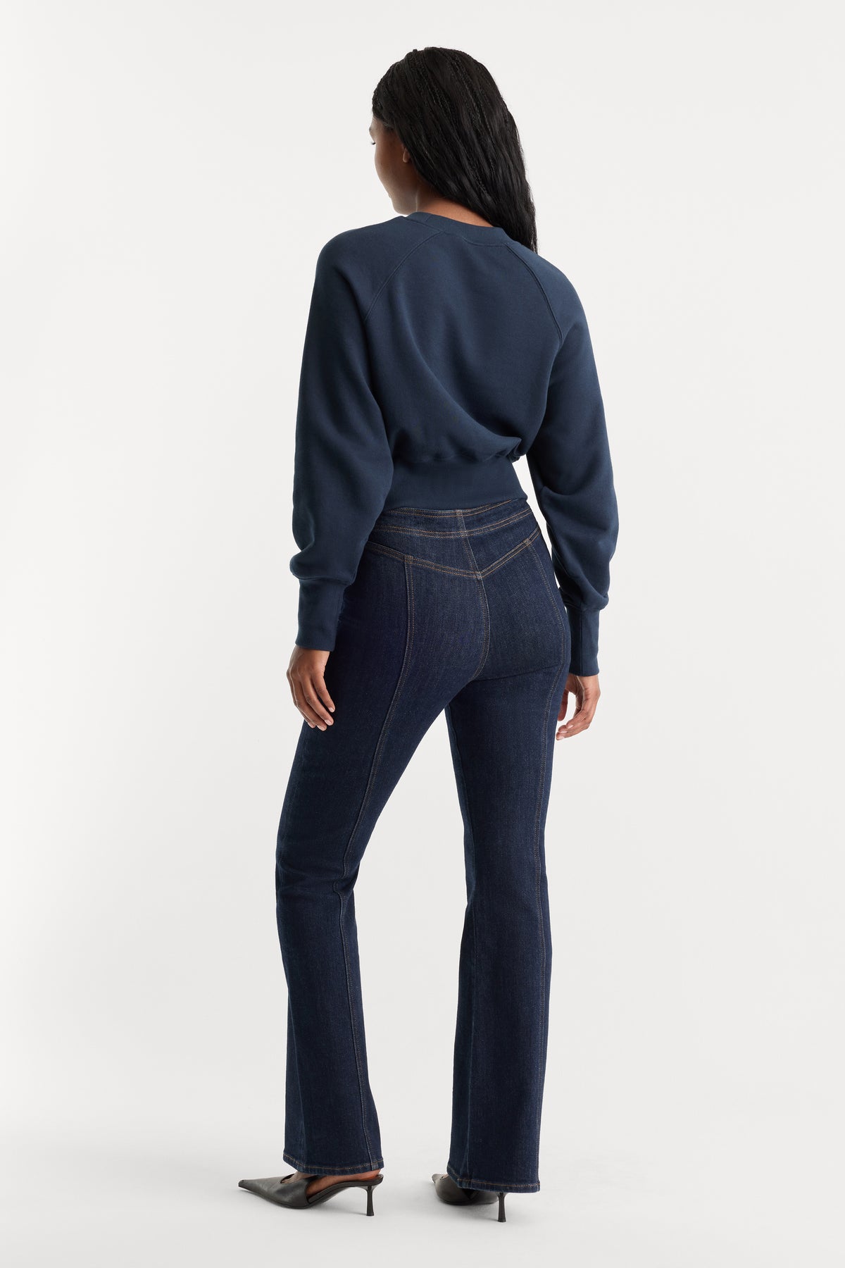 GOOD CLASSIC BOOTCUT SEAMED PANT | RINSE