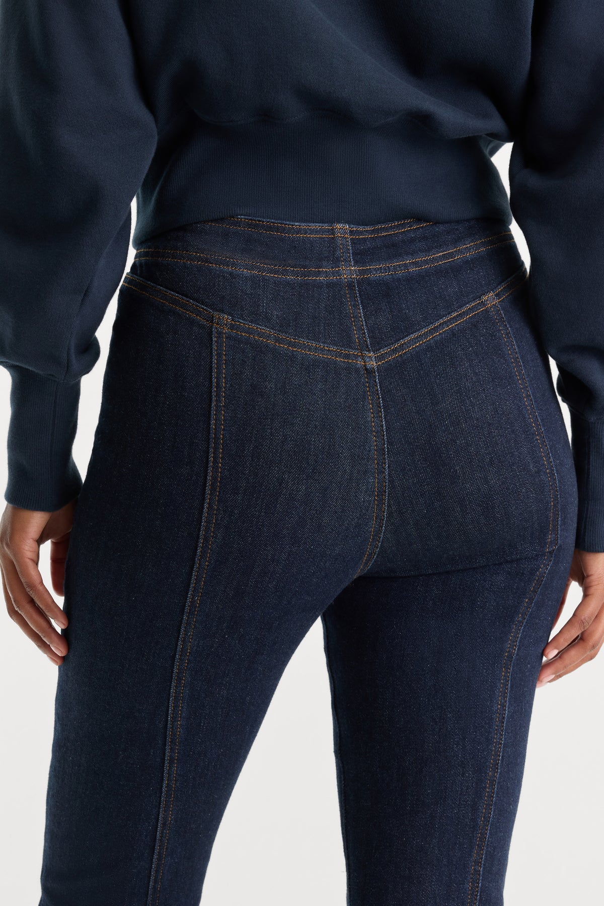 GOOD CLASSIC BOOTCUT SEAMED PANT | RINSE