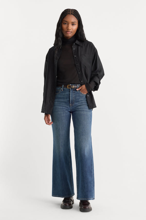 SOFT TECH GOOD WAIST PALAZZO ANKLE JEANS | ASHFORD