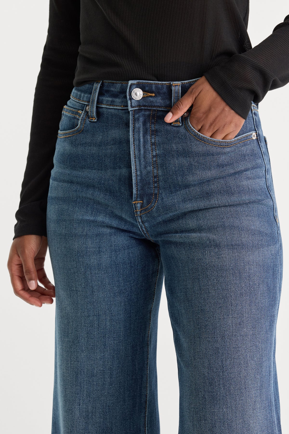 SOFT TECH GOOD WAIST PALAZZO ANKLE JEANS | ASHFORD