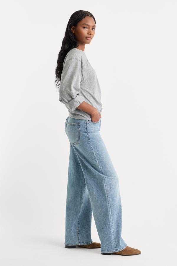 VINTAGE WIDE JEANS | ZANEY-2 | GOOD AMERICAN | MODEL_A