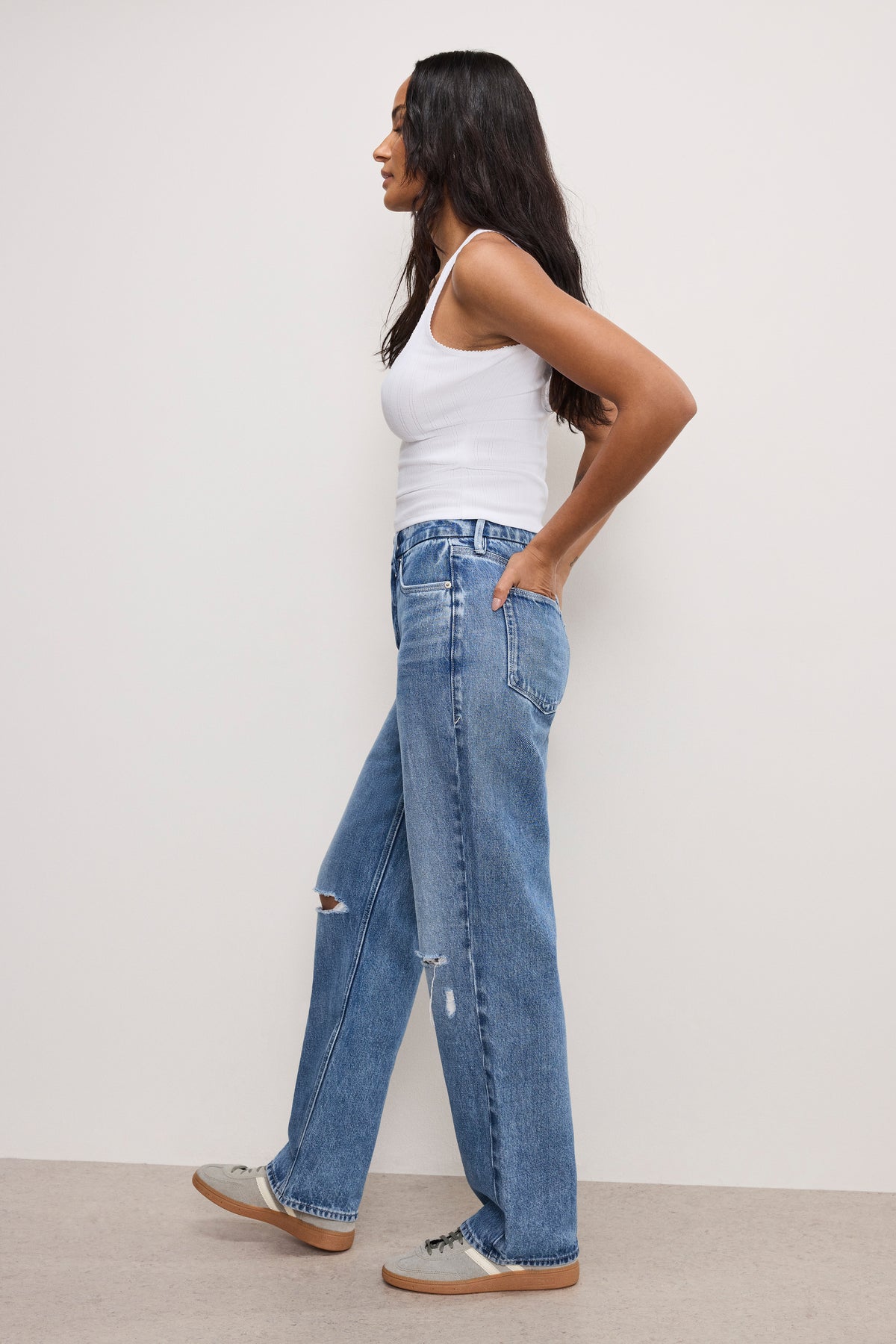 GOOD 90S RELAXED JEANS | INDIGO893