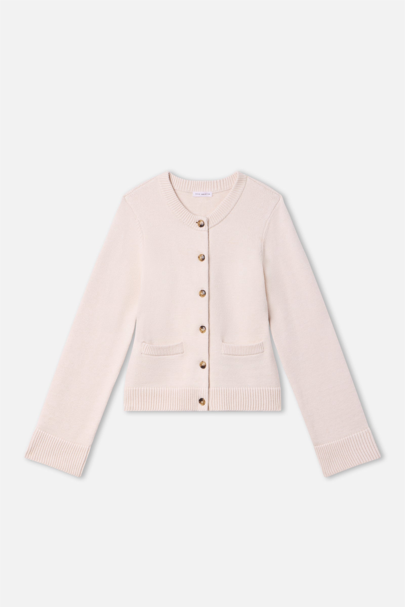 BUTTON FRONT KNIT CARDIGAN | VANILLA001