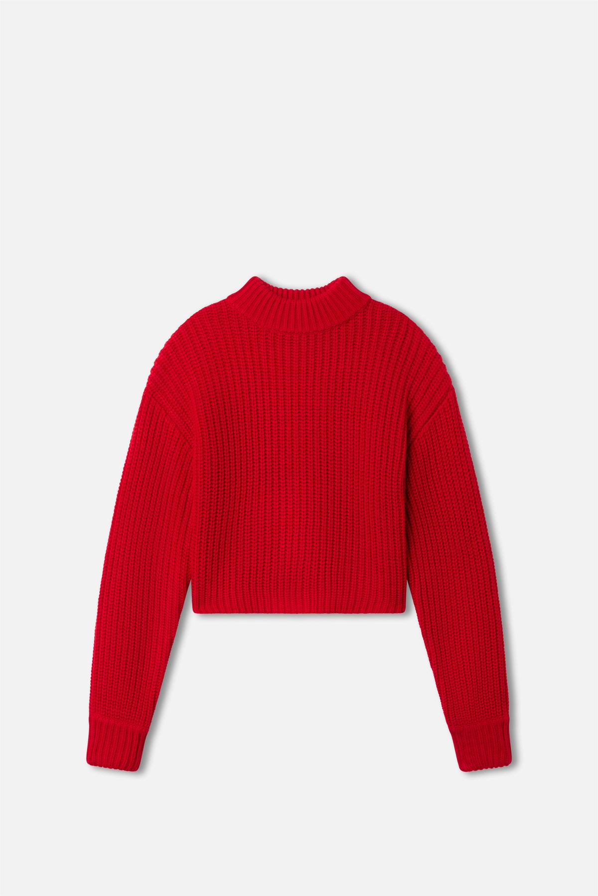 CHUNKY KNIT MOCK NECK SWEATER | CHILI001