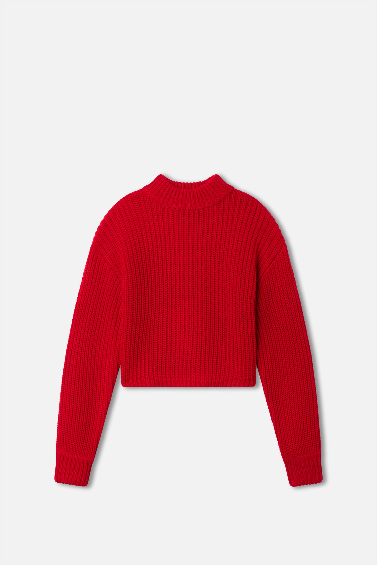 CHUNKY KNIT MOCK NECK SWEATER | CHILI001